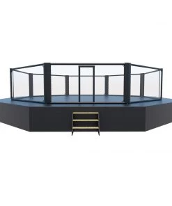 Fighter MMA Competition Cage 7x7m + Sidewalk 1m - Black, 7V1002DCH TRAINING