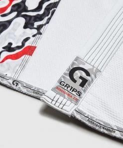 Grips Armadura 2.0 BJJ Kimono Camo - White, G10129-WHI