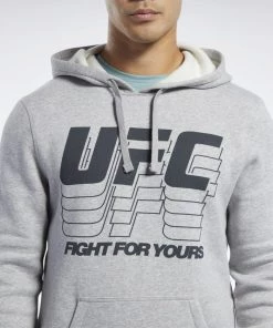 Hoodies Reebok UFC FG Hoodie - Grey, FK2342 13 Hoodies Reebok UFC FG Hoodie - Grey, FK2342