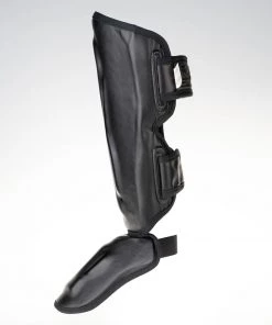 Fighter Shinguards Thai Ergo - Black, FSG-004BB