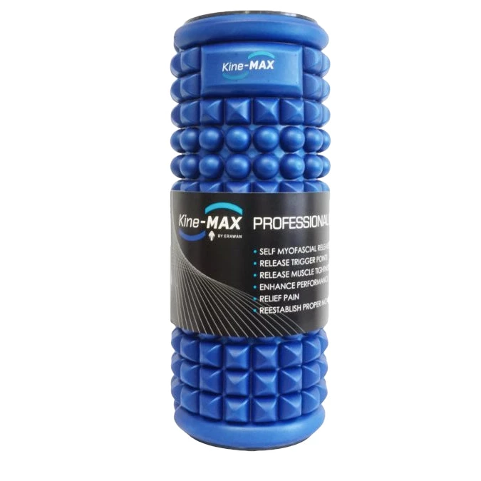 KinesioMAX KINE-MAX Professional Massage Foam Roller - Blue, PMFR-BLUE.01 TRAINING 3 KinesioMAX KINE-MAX Professional Massage Foam Roller - Blue, PMFR-BLUE.01 TRAINING