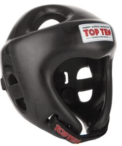 Headguard Top Ten Fight - Black, 1061 Black PROTECTION