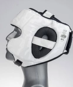 PROTECTION Headguard Fighter Sparring Pro - White/camo, FHG-001CWH