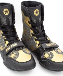 Boxing Shoes Top Ten - Black/gold, 1172-92