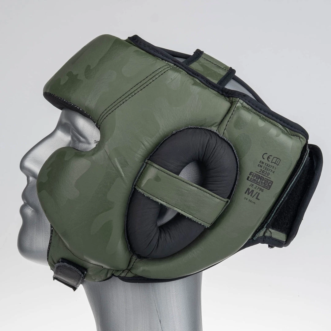 Headguard Fighter Sparring Pro - Khaki/camo, FHG-001CKH PROTECTION 6 Headguard Fighter Sparring Pro - Khaki/camo, FHG-001CKH PROTECTION