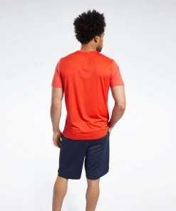 Training T-Shirts Reebok Activchill Tee - Red, FU3283