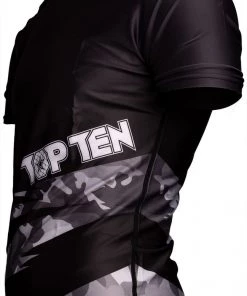 Rash Guard TOP TEN Scratched - Black, 14161-9 Rash Guards