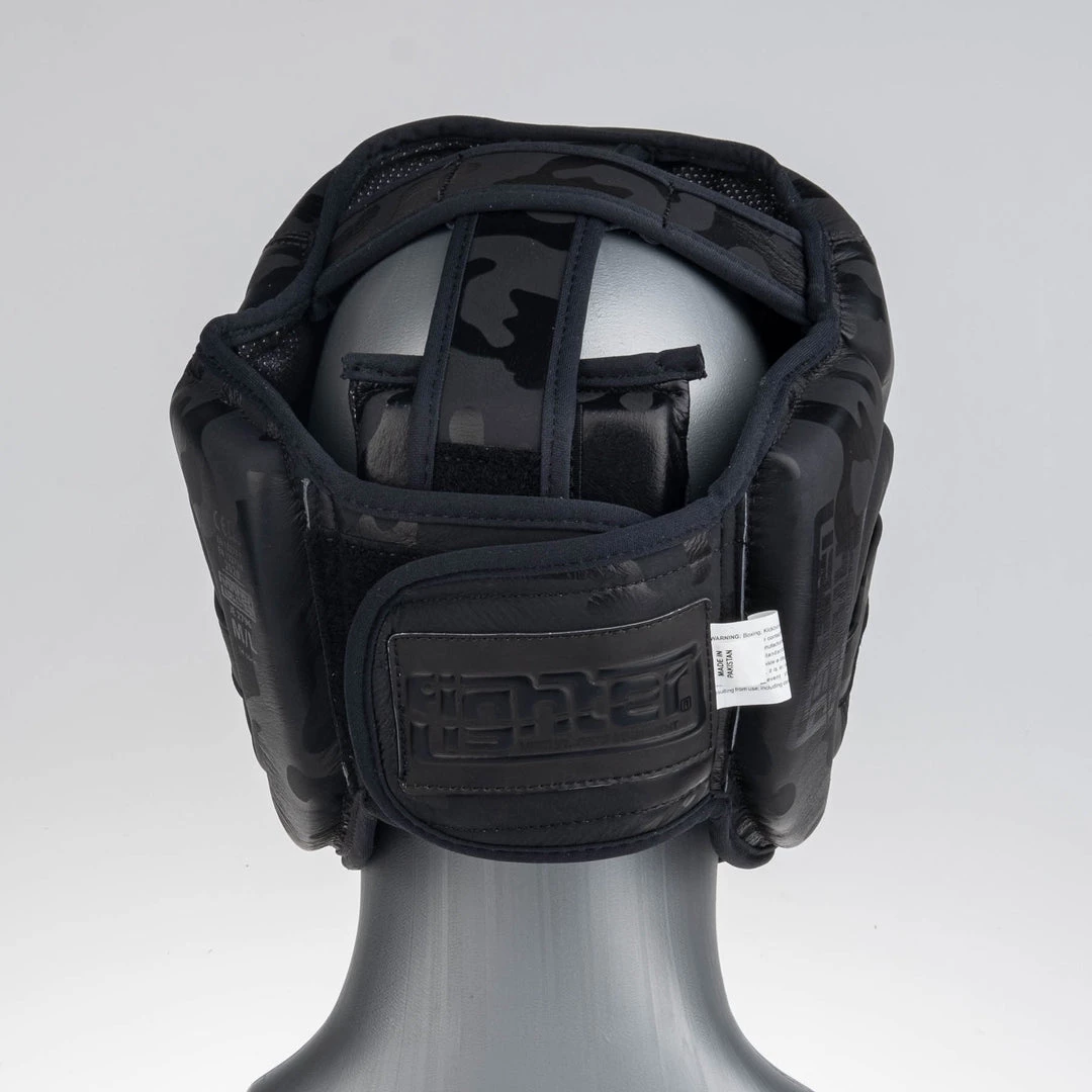 Headguard Fighter Sparring Pro - Black/camo, FHG-001CBK PROTECTION 6 Headguard Fighter Sparring Pro - Black/camo, FHG-001CBK PROTECTION