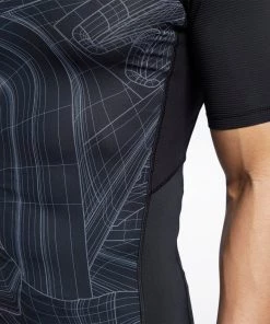 Reebok Printed Compression Tee, FS8579 Training T-Shirts