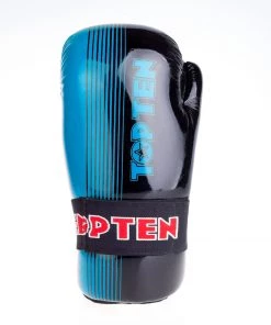 GLOVES Pointfighter TOP TEN Glossy - Black/blue, 2067-96LA