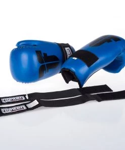 Fighter Open Gloves Strap - Blue, FOG-001BL