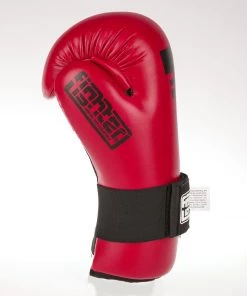 Fighter Open Gloves Strap - Dark Red, FOG-001R