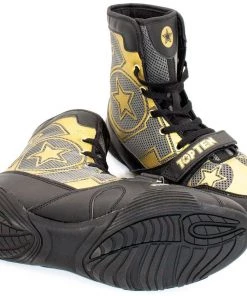 Boxing Shoes Top Ten - Black/gold, 1172-92