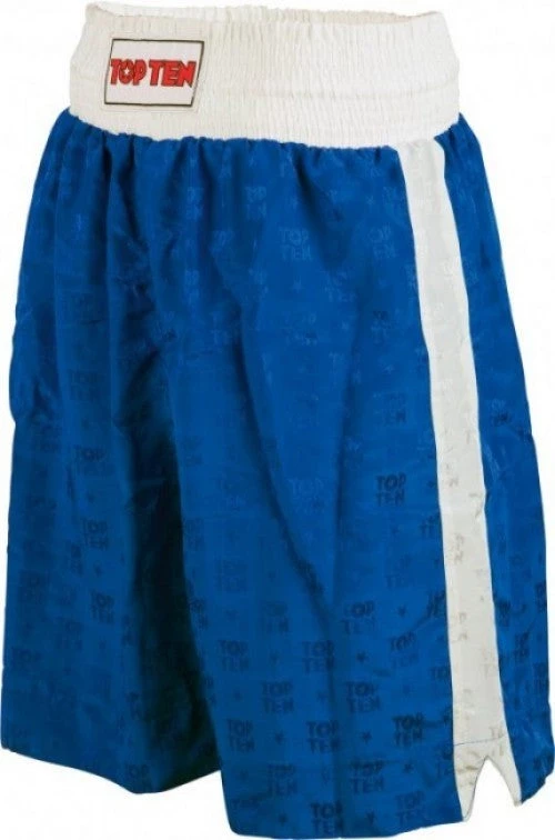 Top Ten Boxing Shorts - Blue, 1805B 3 Top Ten Boxing Shorts - Blue, 1805B