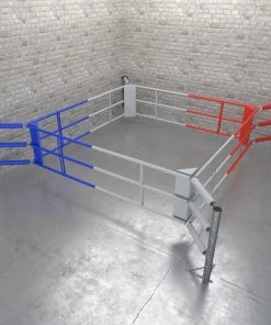 Floor Boxing Ring Fighter Wall With 3 Ropes, BRF-NF3W TRAINING