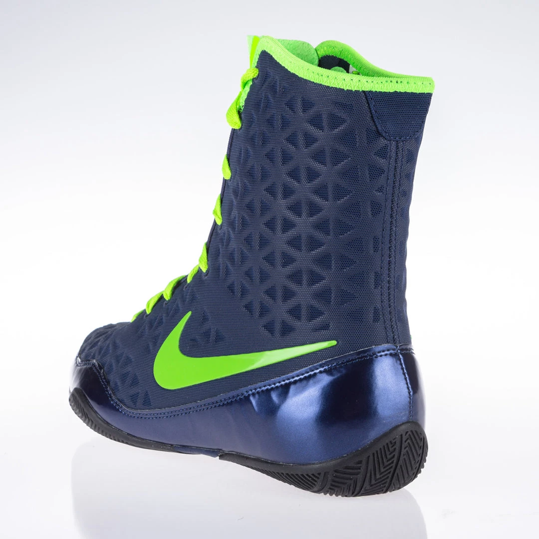 Nike KO Boxing Shoes - Blue/neon Green, 839421413 8 Nike KO Boxing Shoes - Blue/neon Green, 839421413