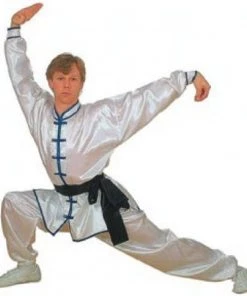 Hayashi Kung Fu Uniform - White, 125-1 Kung-fu Uniforms
