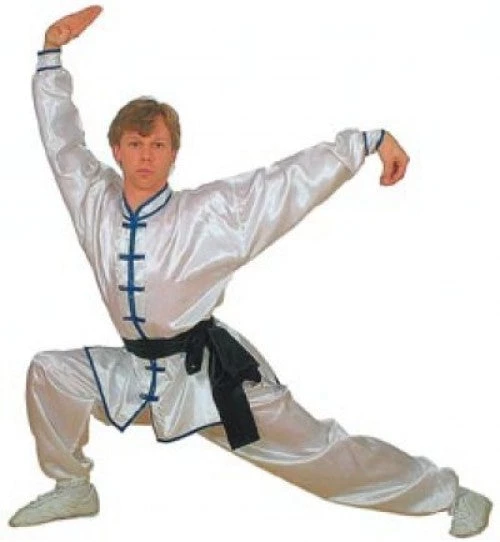 Hayashi Kung Fu Uniform - White, 125-1 Kung-fu Uniforms 3 Hayashi Kung Fu Uniform - White, 125-1 Kung-fu Uniforms