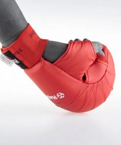 Hayashi Karate Fist Protector TSUKI With Thumb (WKF Approved) - Red, 238