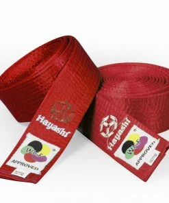Belts Hayashi Satin Belt - Red, 053-4