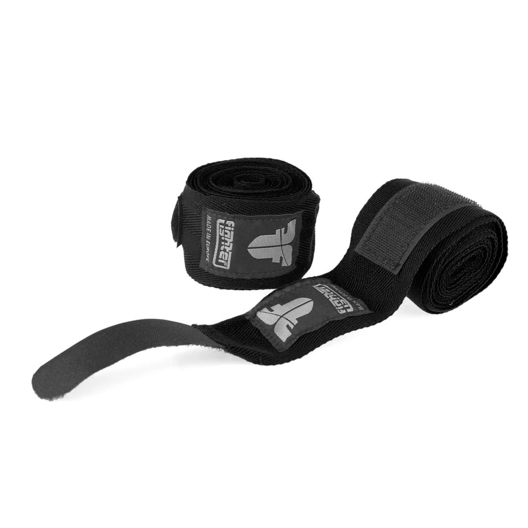 Fighter Handwraps - Black, FHW-002BLK 3 Fighter Handwraps - Black, FHW-002BLK