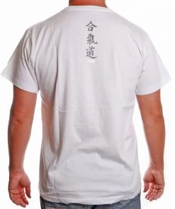 T-Shirts Satori Calligraphy T-Shirt - AIKIDO - White, SATT02-1