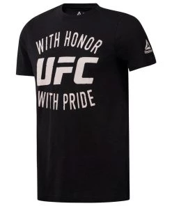 Reebok T-shirt UFC FG Pride - Black, CY7278 T-Shirts