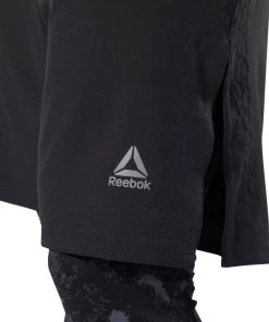 Reebok Combat Boxing Shorts - Black, DU4970 Training Shorts 10 Reebok Combat Boxing Shorts - Black, DU4970 Training Shorts