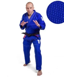 Fighter BJJ Kimono Rice Straw - KIDS - Blue, BJJBLU-07