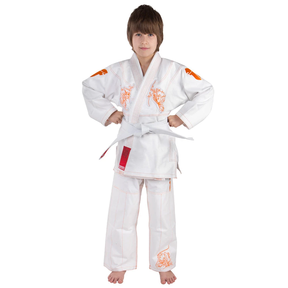 Fighter BJJ Gi Koi Fish Kids, BJJW-02 BJJ Uniforms 3 Fighter BJJ Gi Koi Fish Kids, BJJW-02 BJJ Uniforms