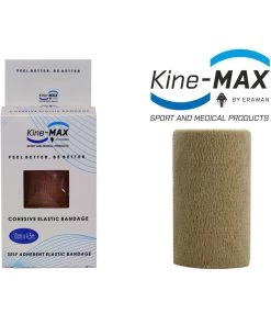 KinesioMAX Kine-MAX Self-securing Elastic Bandage-5cm,7,5cm,10cm - Beige, CEB5BEI,CEB7BEI,CEB10BEI TRAINING