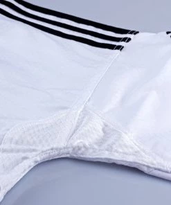 Adidas Taekwondo WT Uniforms TKD Dobok ADI-Contest 3 - White / Black V-neck, ADITC02