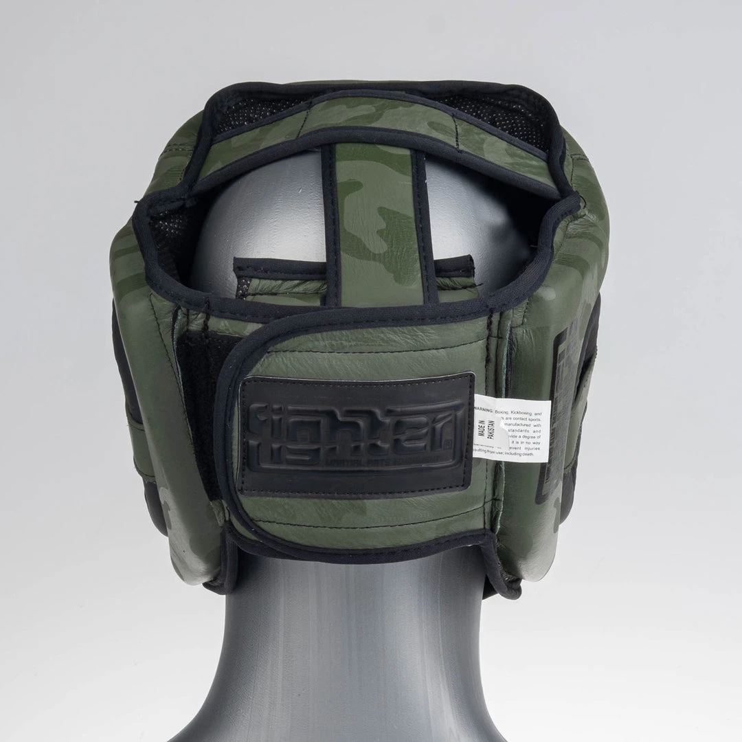 Headguard Fighter Sparring Pro - Khaki/camo, FHG-001CKH PROTECTION 8 Headguard Fighter Sparring Pro - Khaki/camo, FHG-001CKH PROTECTION