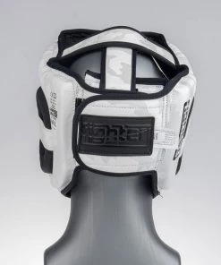 PROTECTION Headguard Fighter Sparring Pro - White/camo, FHG-001CWH