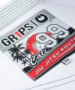 BJJ Uniforms Kimono Grips Cali 99 - White, G10112-WHT