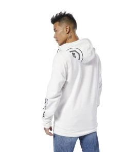 Hoodies Reebok UFC Fight Night Blank Walkout Hoodie - White, CD8586