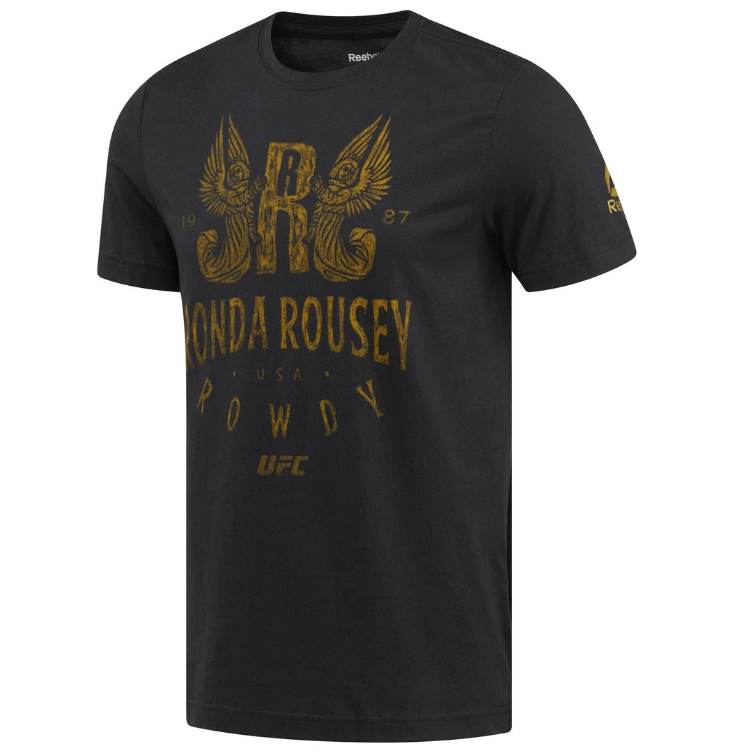 Reebok T-Shirts UFC Ronda Rousey Art Tee, BQ8173 3 Reebok T-Shirts UFC Ronda Rousey Art Tee, BQ8173
