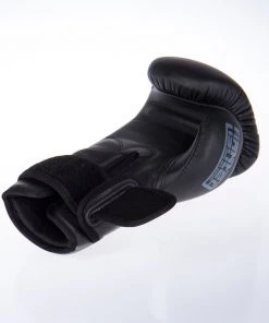 Fighter Boxing Gloves Sparring - Black/gray, FBG-002-BG 22 Fighter Boxing Gloves Sparring - Black/gray, FBG-002-BG