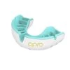 Mouthguard - OPRO - GOLD Level Junior - White/blue, 002227009 PROTECTION