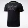 Reebok Workout ActivChill Training Tee - Black, FS8444 Training T-Shirts