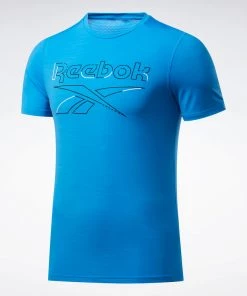 Reebok Activchill Tee - Blue, FU3284 Training T-Shirts