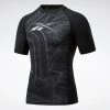 Reebok Printed Compression Tee, FS8579 Training T-Shirts 2 Reebok Printed Compression Tee, FS8579 Training T-Shirts