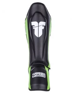 PROTECTION Fighter Shinguards Thai - Black/green, JE1573FFG