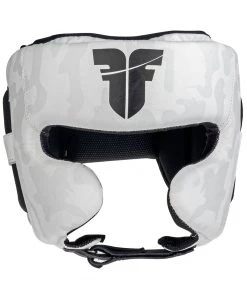 PROTECTION Headguard Fighter Sparring Pro - White/camo, FHG-001CWH