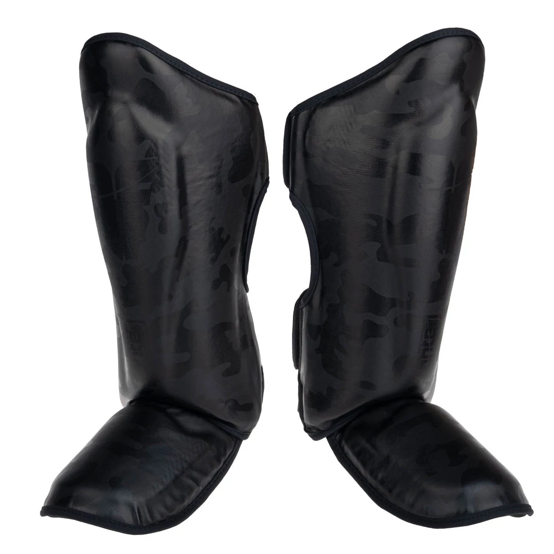 Fighter Shinguards Thai Classic - Black/camo, JE1573CBK 3 Fighter Shinguards Thai Classic - Black/camo, JE1573CBK