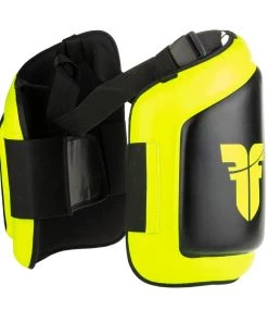 PROTECTION Fighter Thigh Pads - Black/yellow, FTHP-001BNY