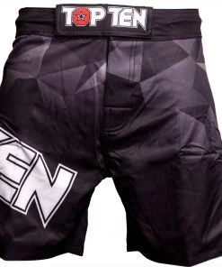 Top Ten MMA Prism Shorts - Black, 18151-91