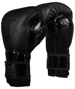 Title Boxing Gloves Black Firerce - Black, EUBKSGE