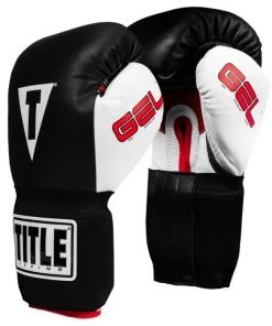 Title Boxing Gloves Gel Intense - Black, EUGIBSG