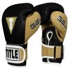 Title Gel V2T Bag Gloves - Black/gold, EUGTWBGV2T
